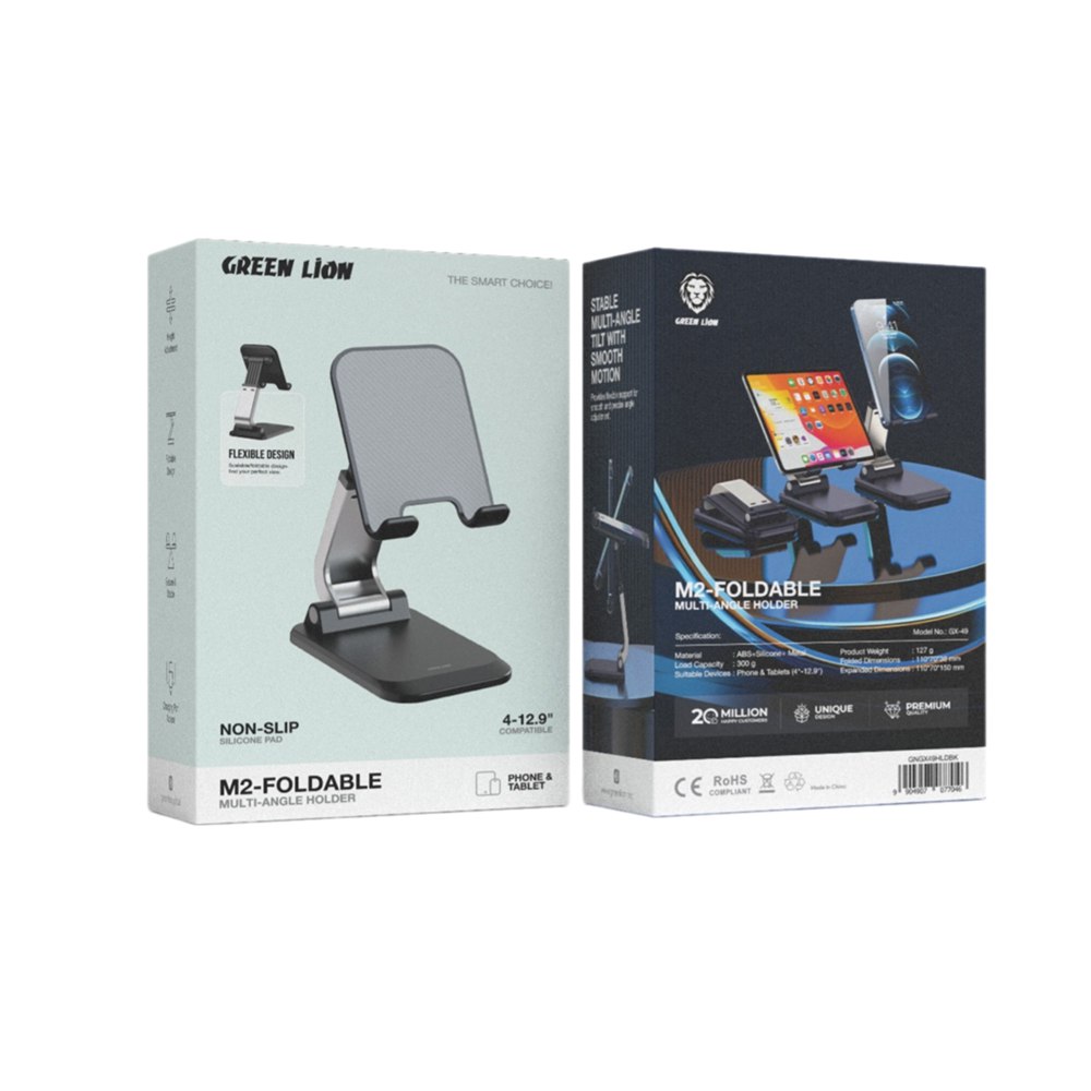 هولدر رومیزی تاشو موبایل و تبلت گرین لاین Green Lion M2-Foldable